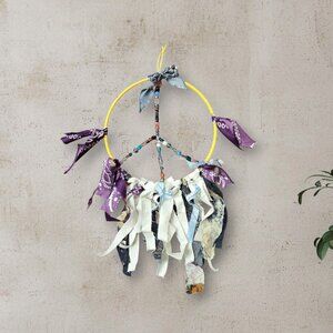Peace sign wall hanging